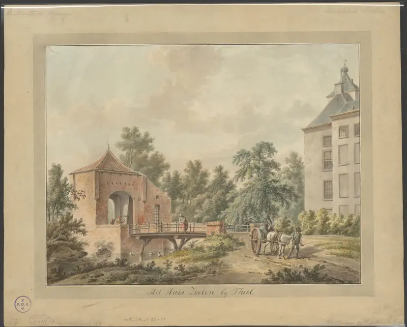 Gezicht op Kasteel Soelen Wall Art by Jan Hendrik Carp - High-Resolution Digital Print