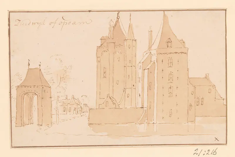 Gezicht op Kasteel Zuidwijk Wall Art by anonymous - High-Resolution Digital Print