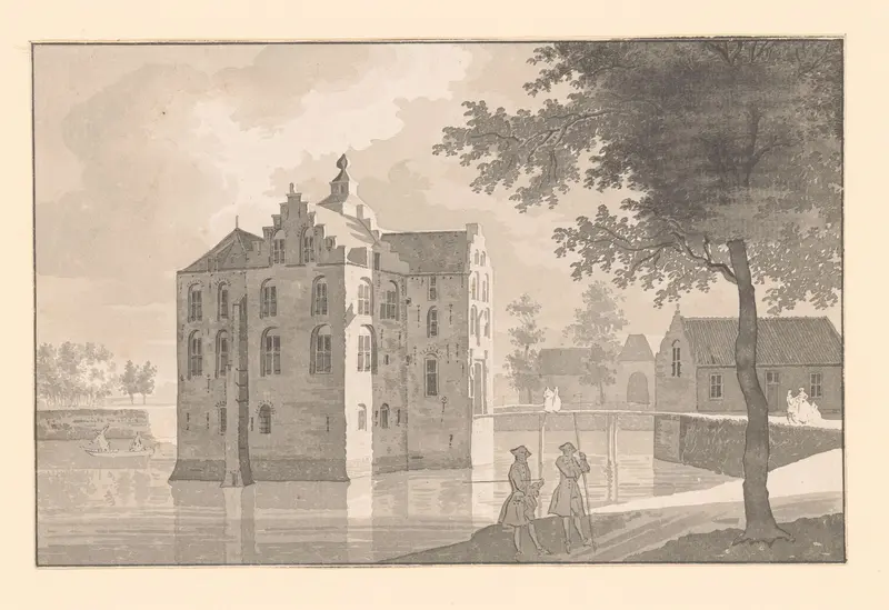 Gezicht op Kasteel Zuilenstein Wall Art by Unknown - High-Resolution Digital Print