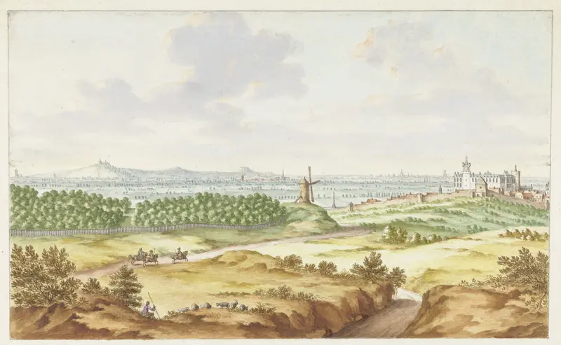Gezicht op Kleef van de Galgenberg Wall Art by Jan van Call (I) - High-Resolution Digital Print