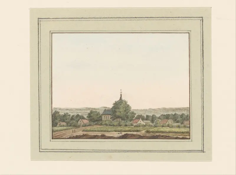 Gezicht op Laren in Noord-Holland Wall Art by anonymous - High-Resolution Digital Print