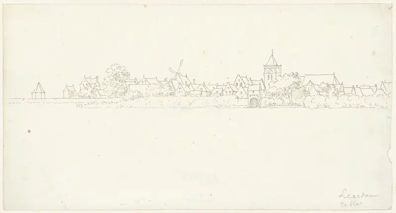 Gezicht op Leerdam Wall Art by Cornelis Pronk - High-Resolution Digital Print
