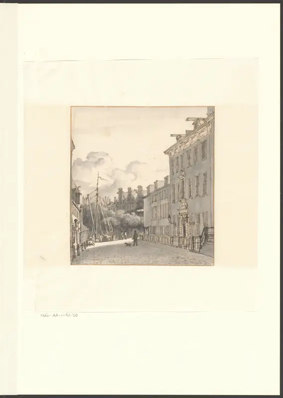 Gezicht op logement De Doelen in de Nieuwe Doelenstraat Wall Art by Unknown - High-Resolution Digital Print