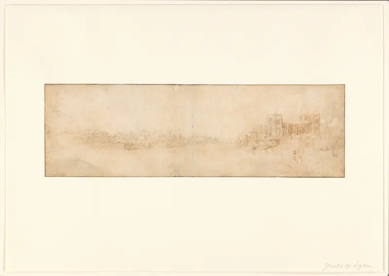 Gezicht op Lyon Wall Art by anonymous - High-Resolution Digital Print