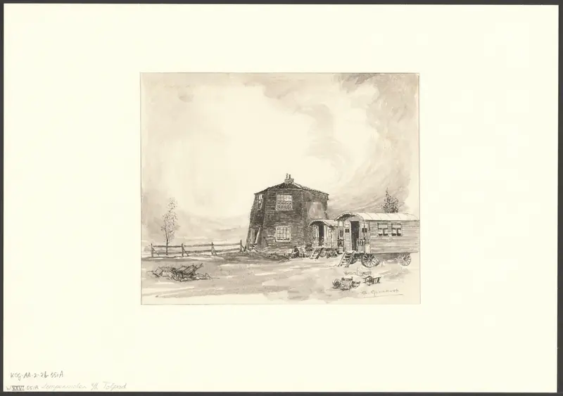 Gezicht op molen De Duif Wall Art by Unknown - High-Resolution Digital Print