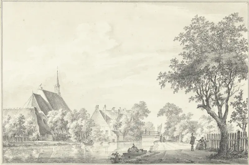 Gezicht op Molenaarsgraaf Wall Art by Paulus van Liender - High-Resolution Digital Print