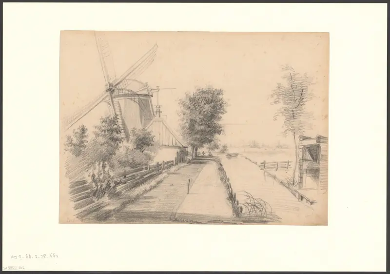 Gezicht op Molenvliet aan de Kostverlorenvaart Wall Art by Unknown - High-Resolution Digital Print