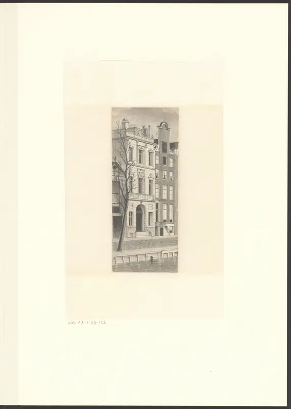 Gezicht op museum Fodor aan de Keizersgracht 609 Wall Art by Unknown - High-Resolution Digital Print