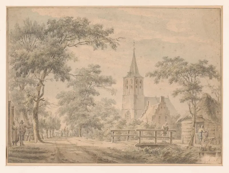 Gezicht op Nederlangbroek Wall Art by unknown - High-Resolution Digital Print