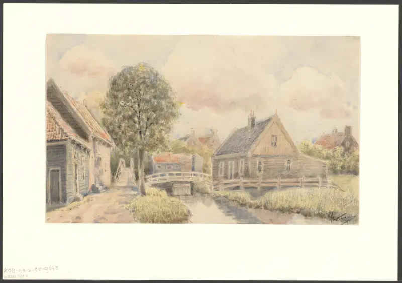 Gezicht op Nieuwendam Wall Art by Unknown - High-Resolution Digital Print