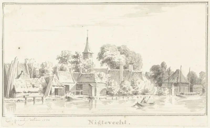 Gezicht op Nigtevecht Wall Art by Cornelis Pronk - High-Resolution Digital Print