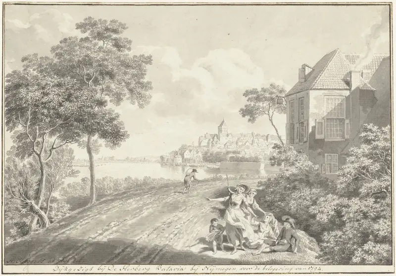 Gezicht op Nijmegen Wall Art by Hendrik Hoogers - High-Resolution Digital Print