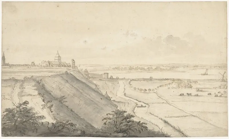Gezicht op Nijmegen Wall Art by Jacob van Eynden (I) - High-Resolution Digital Print