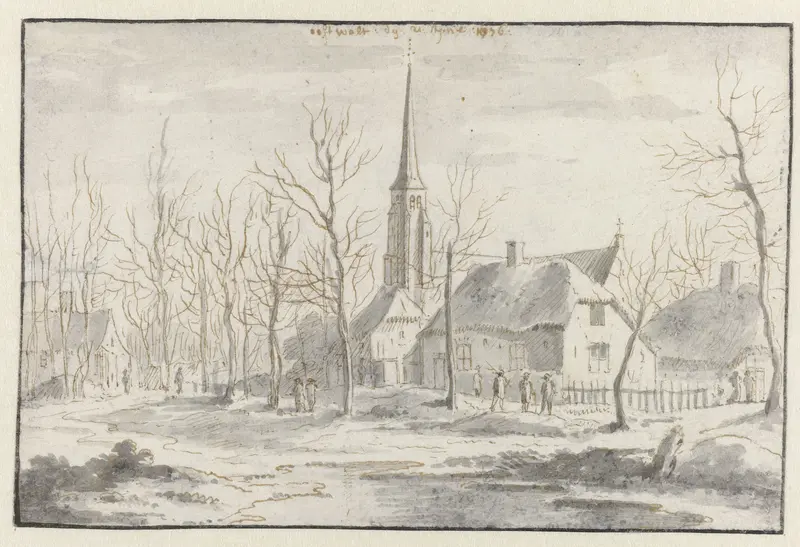 Gezicht op Oostwold, Groningen Wall Art by Aert Schouman - High-Resolution Digital Print