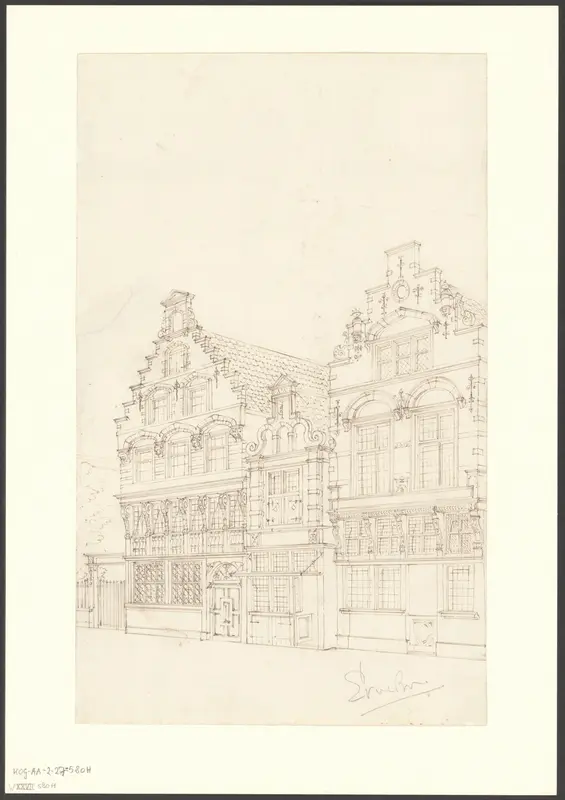 Gezicht op Oud-Holland tijdens de Wereldtentoonstelling voor het Hotel- en Reiswezen in 1895 Wall Art by Unknown - High-Resolution Digital Print