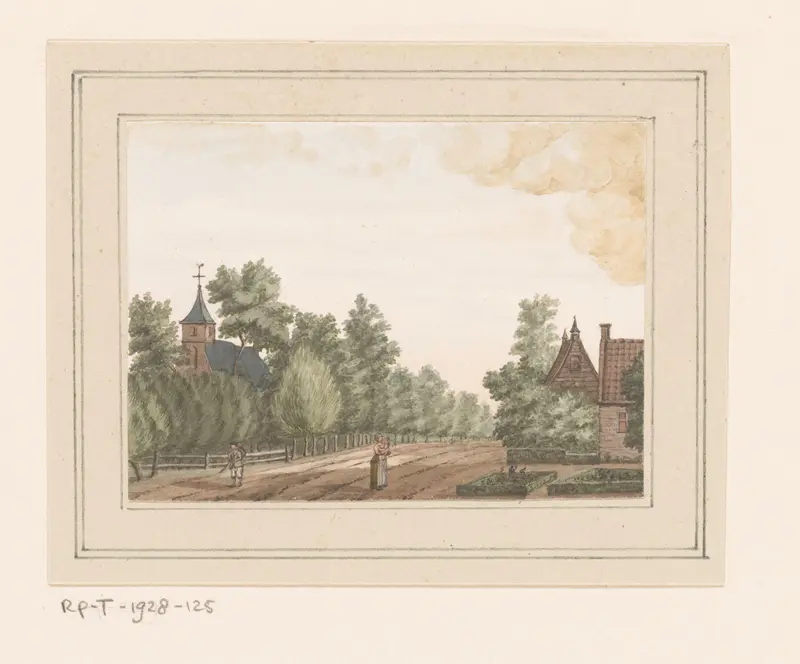 Gezicht op Oud-Loosdrecht Wall Art by anonymous - High-Resolution Digital Print