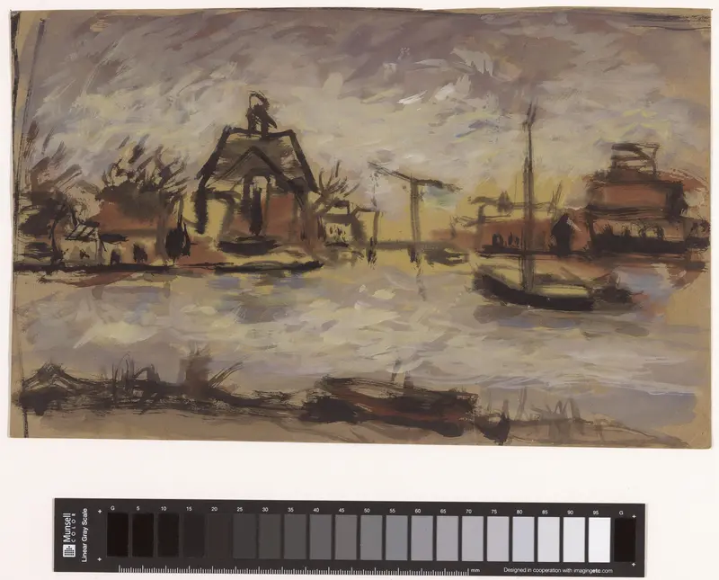 Gezicht op Ouderkerk aan de Amstel Wall Art by Hens van der Spoel - High-Resolution Digital Print