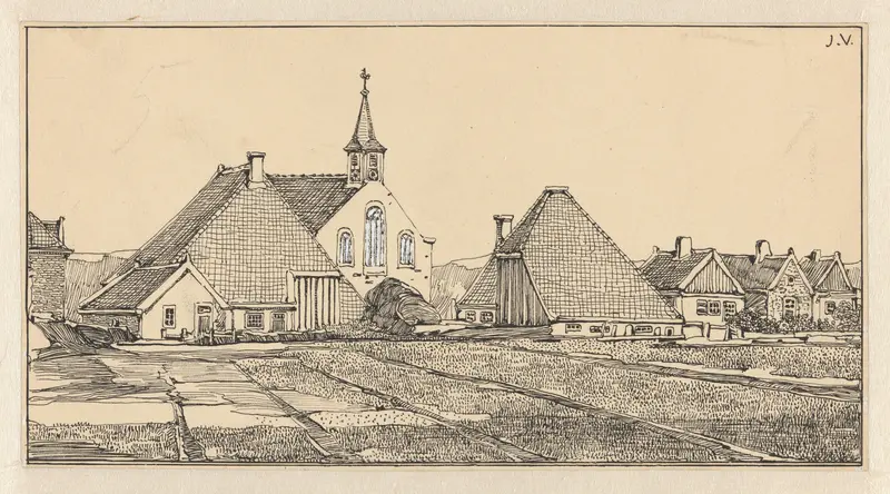 Gezicht op Petten in Noord-Holland Wall Art by Unknown - High-Resolution Digital Print