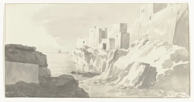 Gezicht op Polignano Wall Art by Louis Ducros - High-Resolution Digital Print