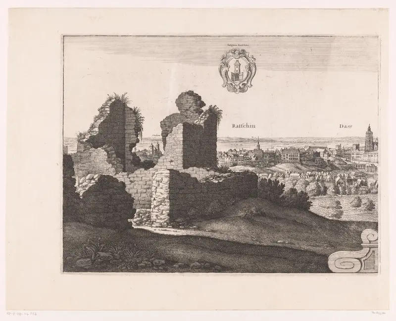 Gezicht op Praag (linkerdeel) Wall Art by Wenceslaus Hollar - High-Resolution Digital Print