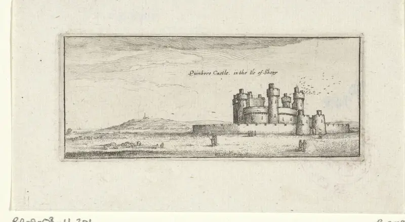 Gezicht op Queenborough Castle Wall Art by Unknown - High-Resolution Digital Print