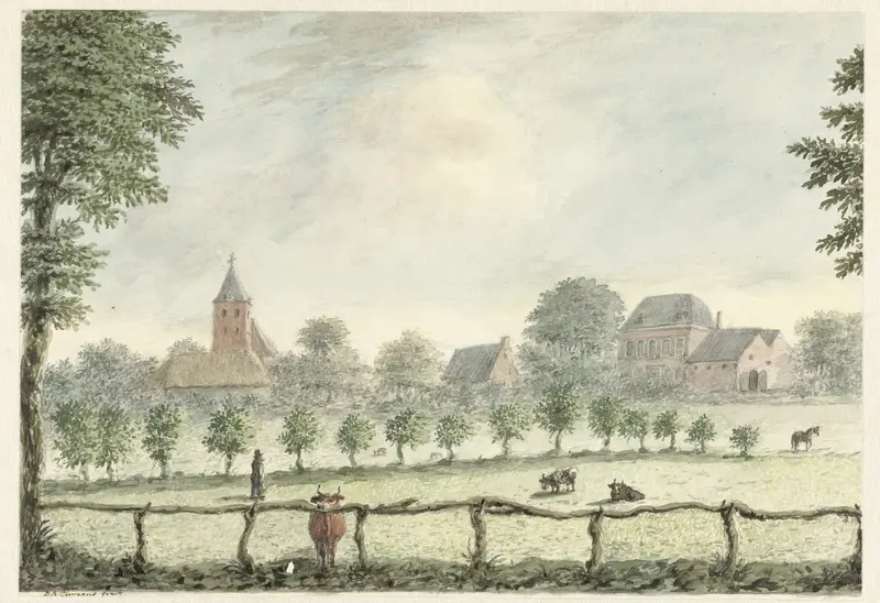 Gezicht op Renkum Wall Art by Dirk Abraham Clemens - High-Resolution Digital Print