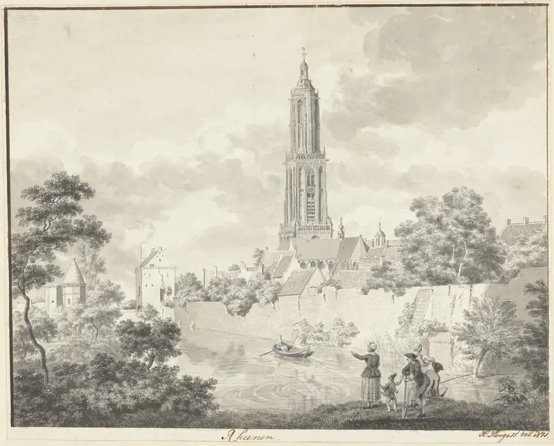 Gezicht op Rhenen Wall Art by Hendrik Hoogers - High-Resolution Digital Print