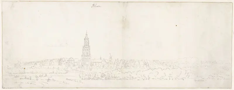 Gezicht op Rhenen Wall Art by Cornelis Pronk - High-Resolution Digital Print
