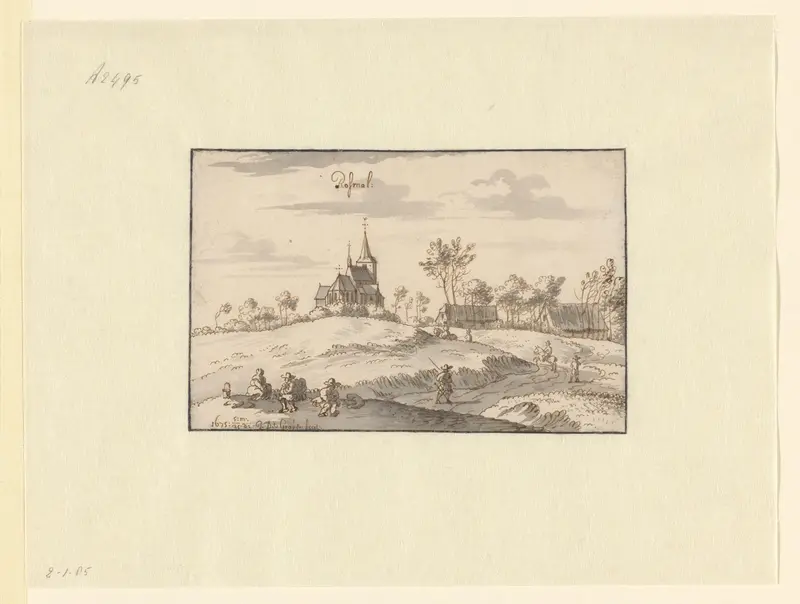 Gezicht op Rosmalen, Noord-Brabant Wall Art by Josua de Grave - High-Resolution Digital Print