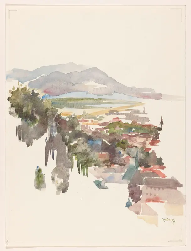 Gezicht op Salzburg Wall Art by Unknown - High-Resolution Digital Print