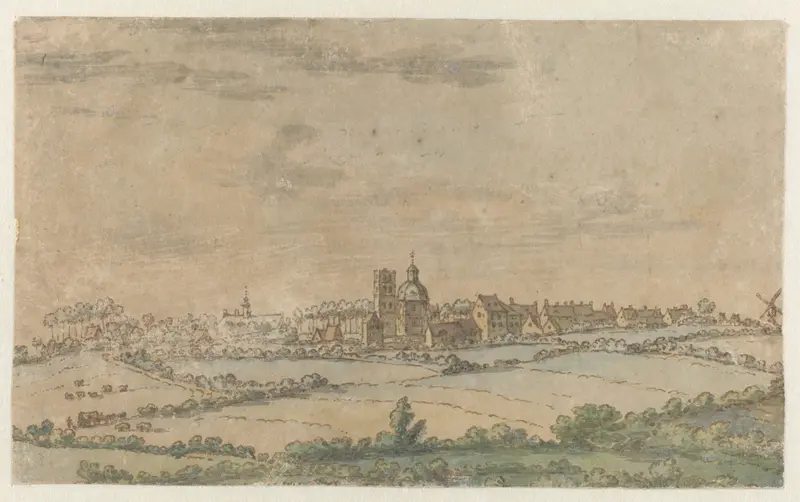 Gezicht op Scherpenheuvel, Vlaams-Brabant Wall Art by Unknown - High-Resolution Digital Print