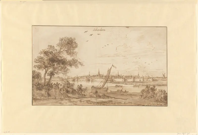 Gezicht op Schoonhoven Wall Art by Unknown - High-Resolution Digital Print