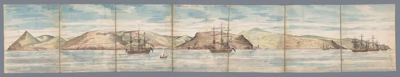 Gezicht op Sint Helena Wall Art by Jan Brandes - High-Resolution Digital Print