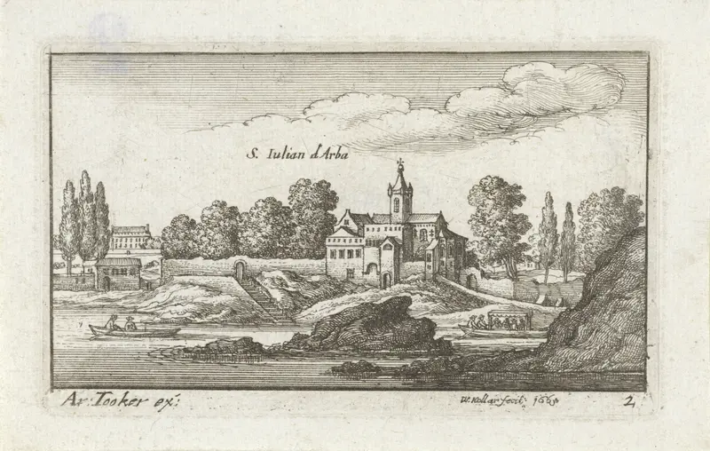 Gezicht op St. Juliano d'Arba Wall Art by Unknown - High-Resolution Digital Print
