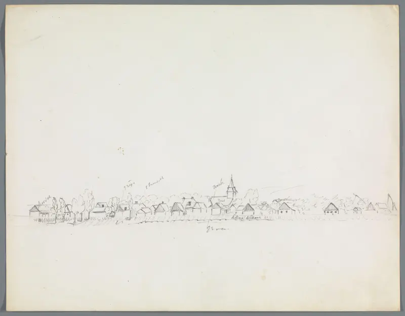 Gezicht op Tószeg Wall Art by Unknown - High-Resolution Digital Print