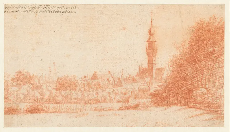 Gezicht op Veere Wall Art by Matthys van den Bergh - High-Resolution Digital Print