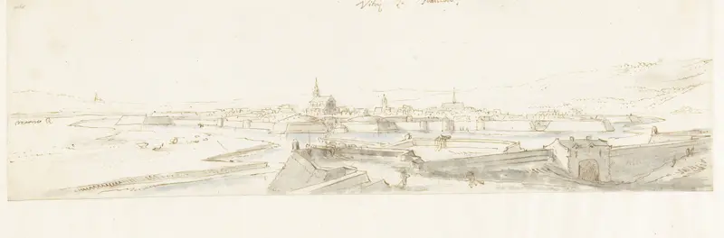 Gezicht op Vitry le François Wall Art by Jan Peeters (I) - High-Resolution Digital Print