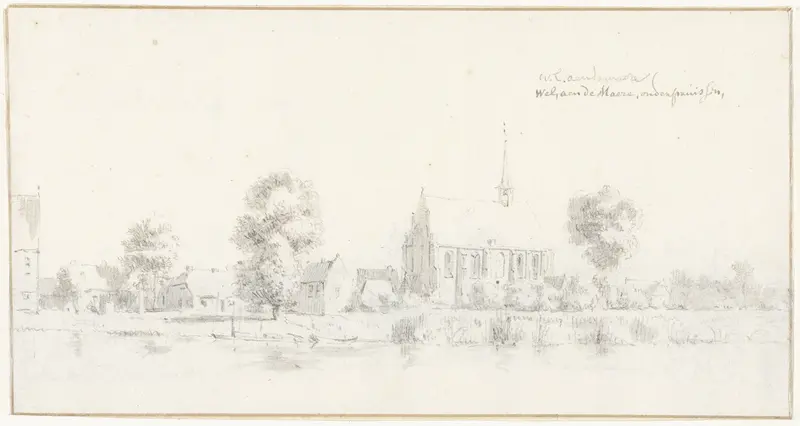 Gezicht op Well, aan de Maas Wall Art by Cornelis Pronk - High-Resolution Digital Print