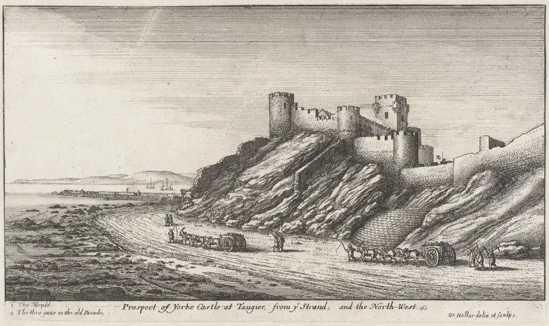 Gezicht op York Castle te Tanger Wall Art by Unknown - High-Resolution Digital Print