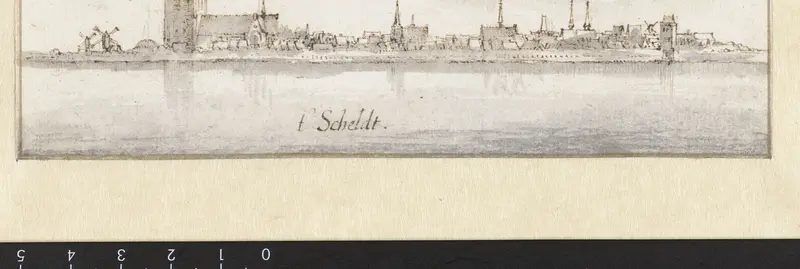Gezicht op Zierikzee in Zeeland Wall Art by Claes Jansz. Visscher (II) - High-Resolution Digital Print