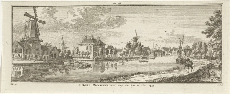 Gezicht op Zwammerdam Wall Art by Unknown artist - High-Resolution Digital Print