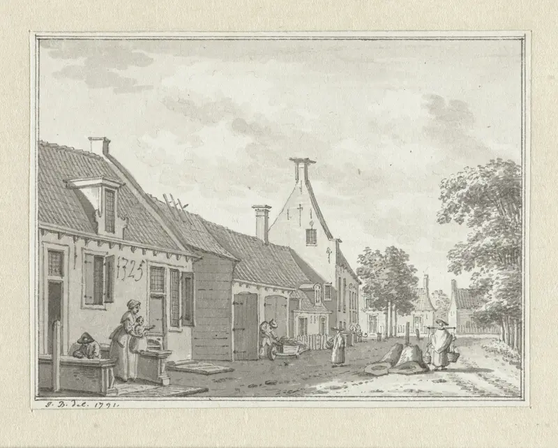 Gezicht te Biggekerke Wall Art by Jan Bulthuis - High-Resolution Digital Print