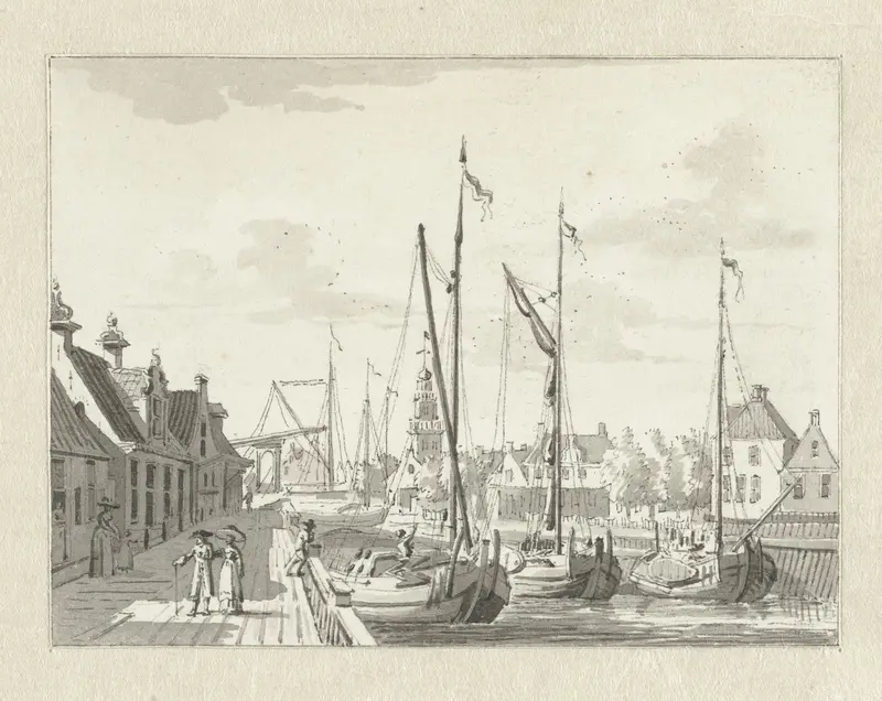 Gezicht te De Lemmer (?) Wall Art by Jan Bulthuis - High-Resolution Digital Print