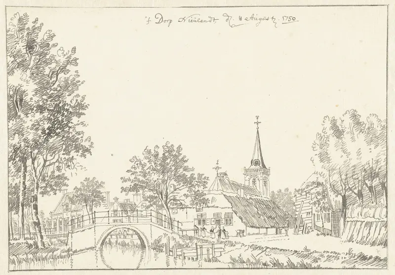 Gezicht te Nieuwland Wall Art by Jan de Beijer - High-Resolution Digital Print