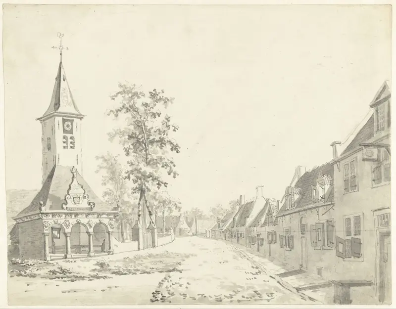 Gezicht te Overzande op Zuid-Beveland Wall Art by anonymous - High-Resolution Digital Print