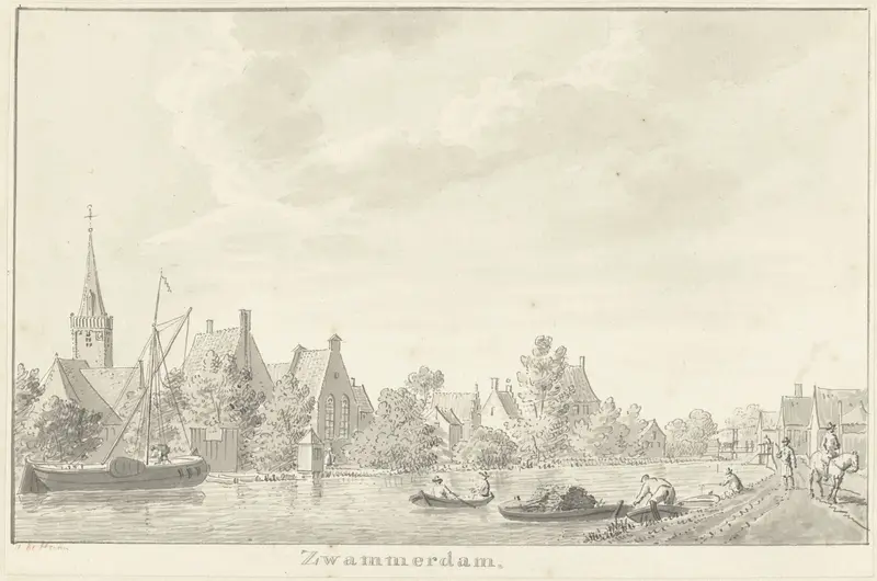 Gezicht te Zwammerdam Wall Art by Abraham de Haen (II) - High-Resolution Digital Print