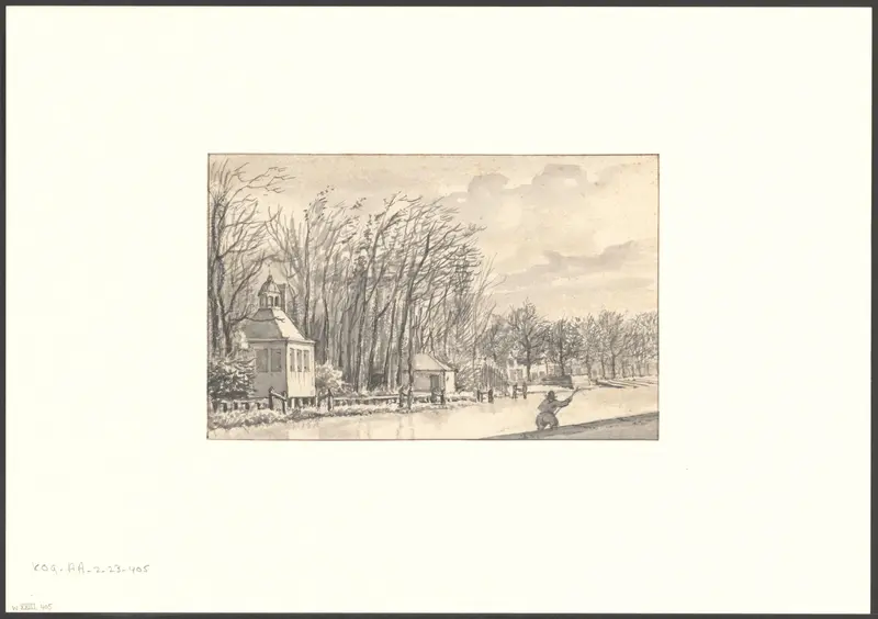Gezicht van de koepel van de Hortus Medicus op de Plantage Muidergracht Wall Art by Unknown - High-Resolution Digital Print