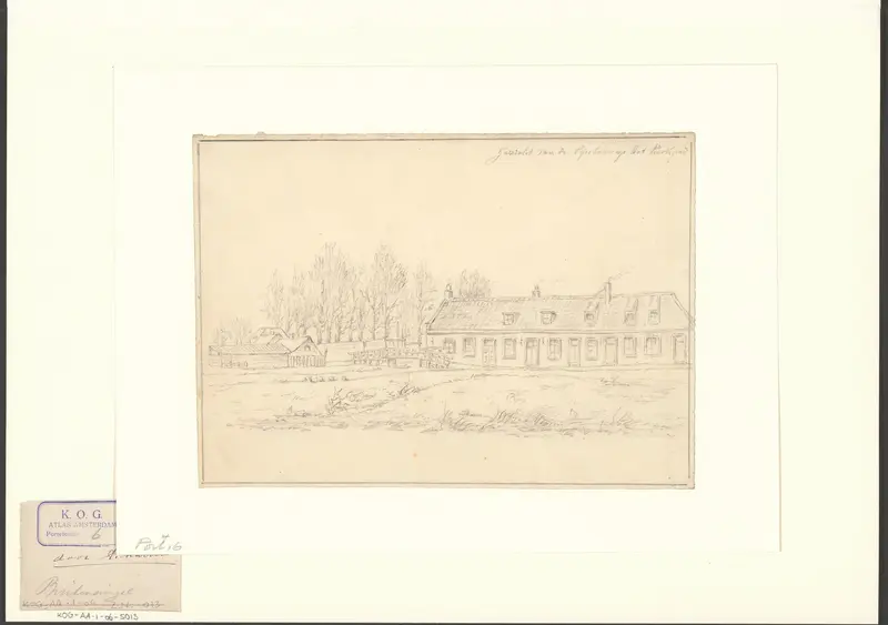 Gezicht van de Lijnbaansgracht op het Kerkpad Wall Art by Unknown - High-Resolution Digital Print