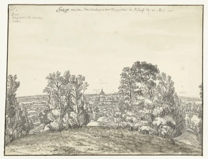 Gezicht van de Sterrenberg op Kleef Wall Art by Jan de Beijer - High-Resolution Digital Print