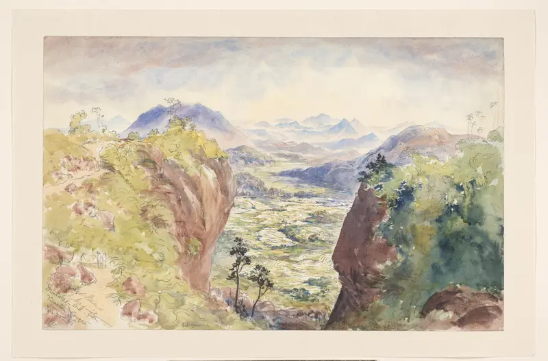 Gezicht vanaf de Vicarton Kloof in het Matale district te Sri Lanka Wall Art by Unknown - High-Resolution Digital Print
